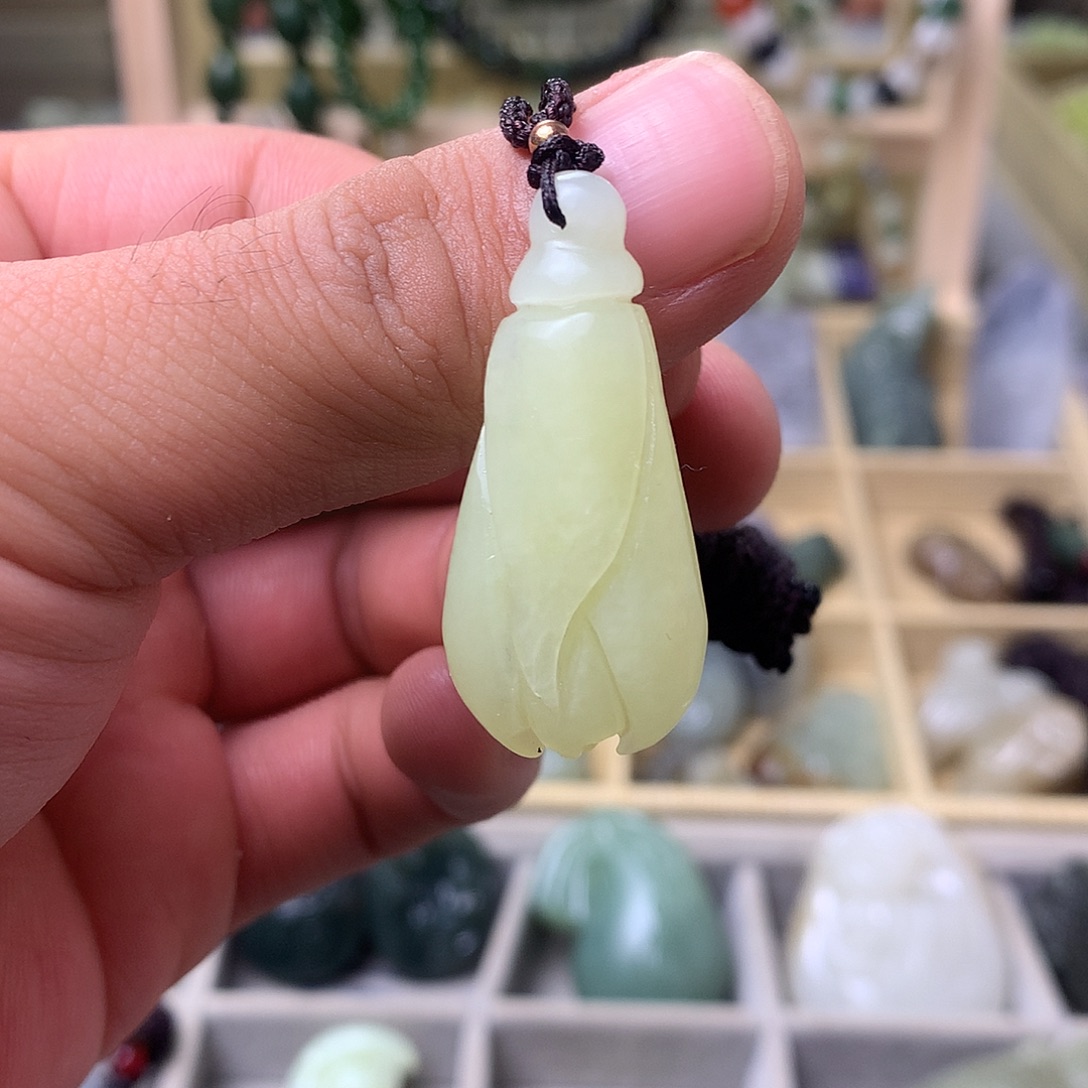 和田玉（黄玉）未镶嵌吊坠(不含链)