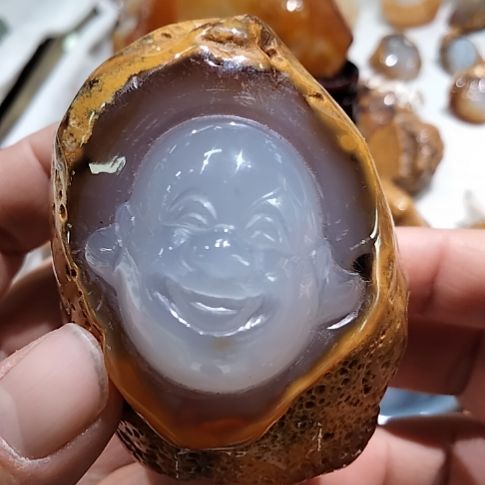 玛瑙/玉髓未镶嵌挂件