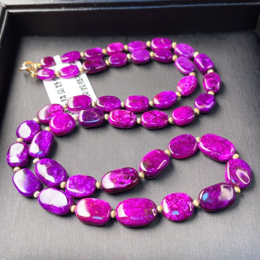 苏纪石（舒俱来）18K金镶嵌颈饰