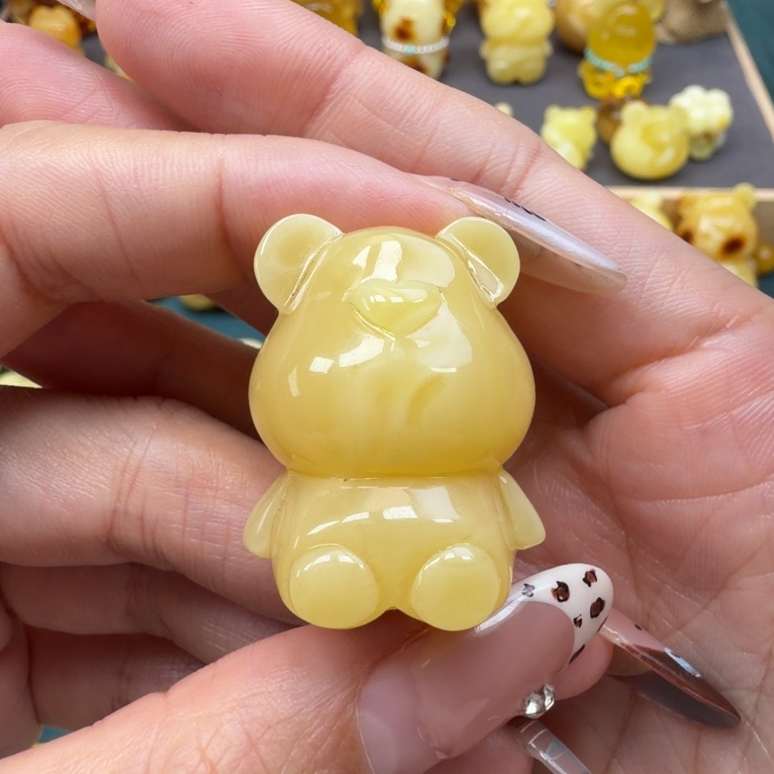 琥珀未镶嵌裸石蜜蜡