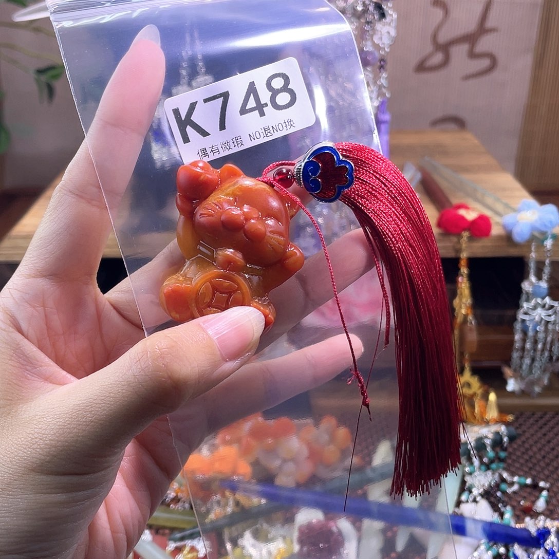 初****蛇纹石玉合金发饰