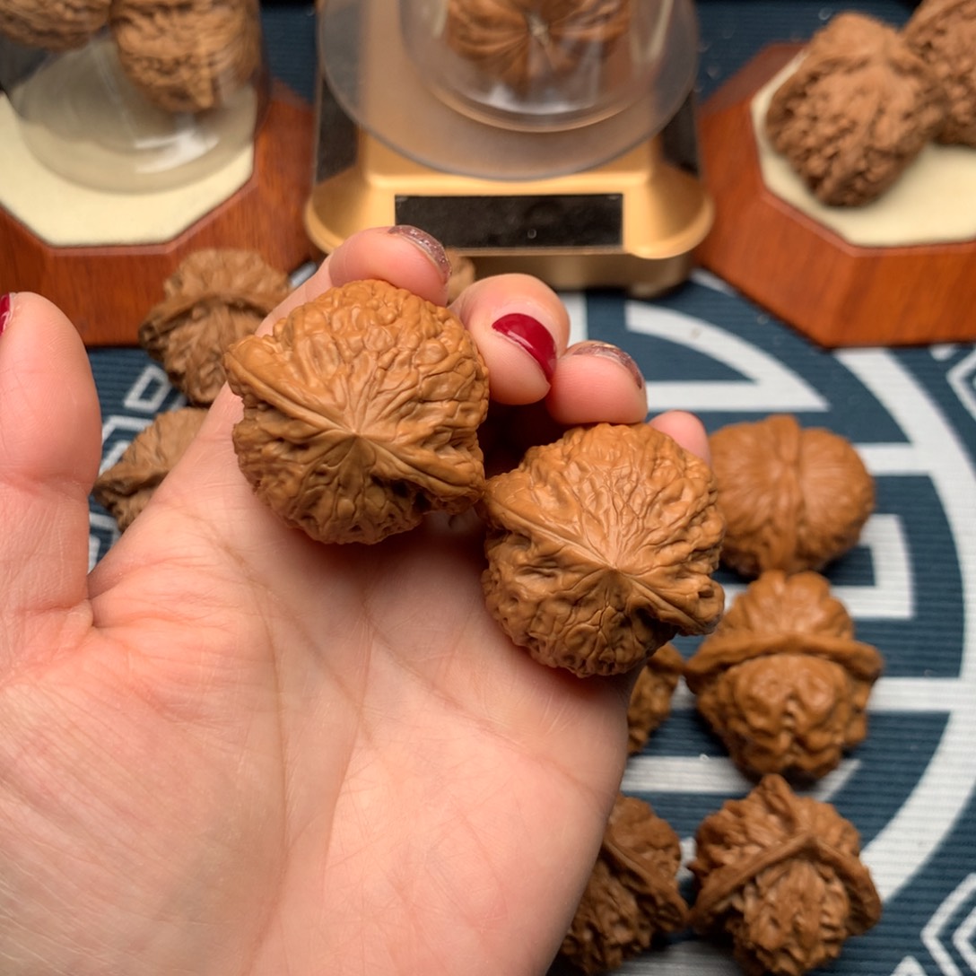 文玩核桃把件原装铁锤