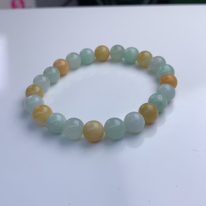 翡翠手串未镶嵌8mm！