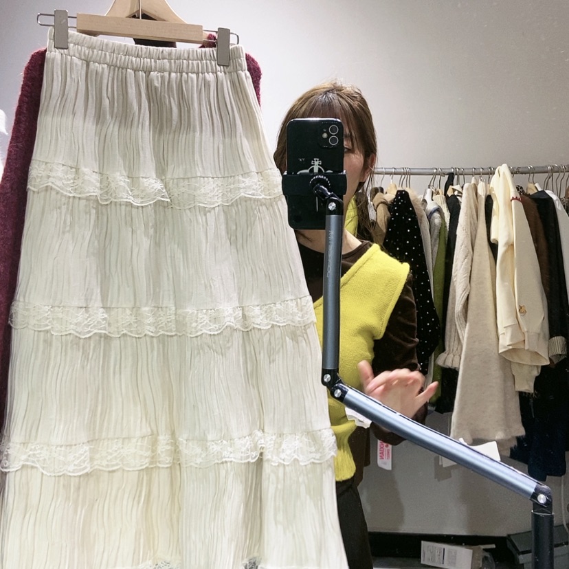 【闪购商品】米白裙子