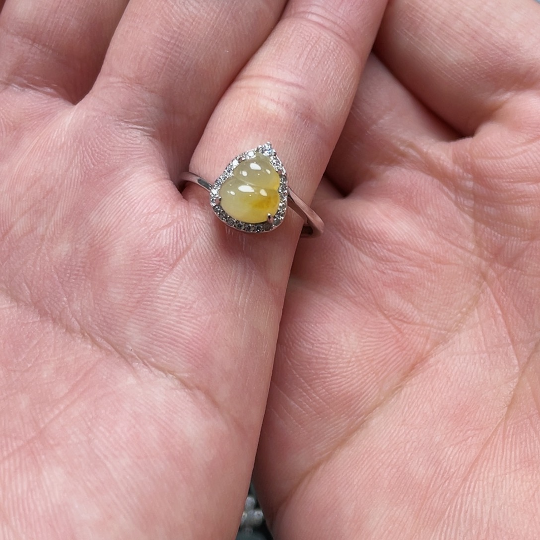 翡翠银S925镶嵌颈饰