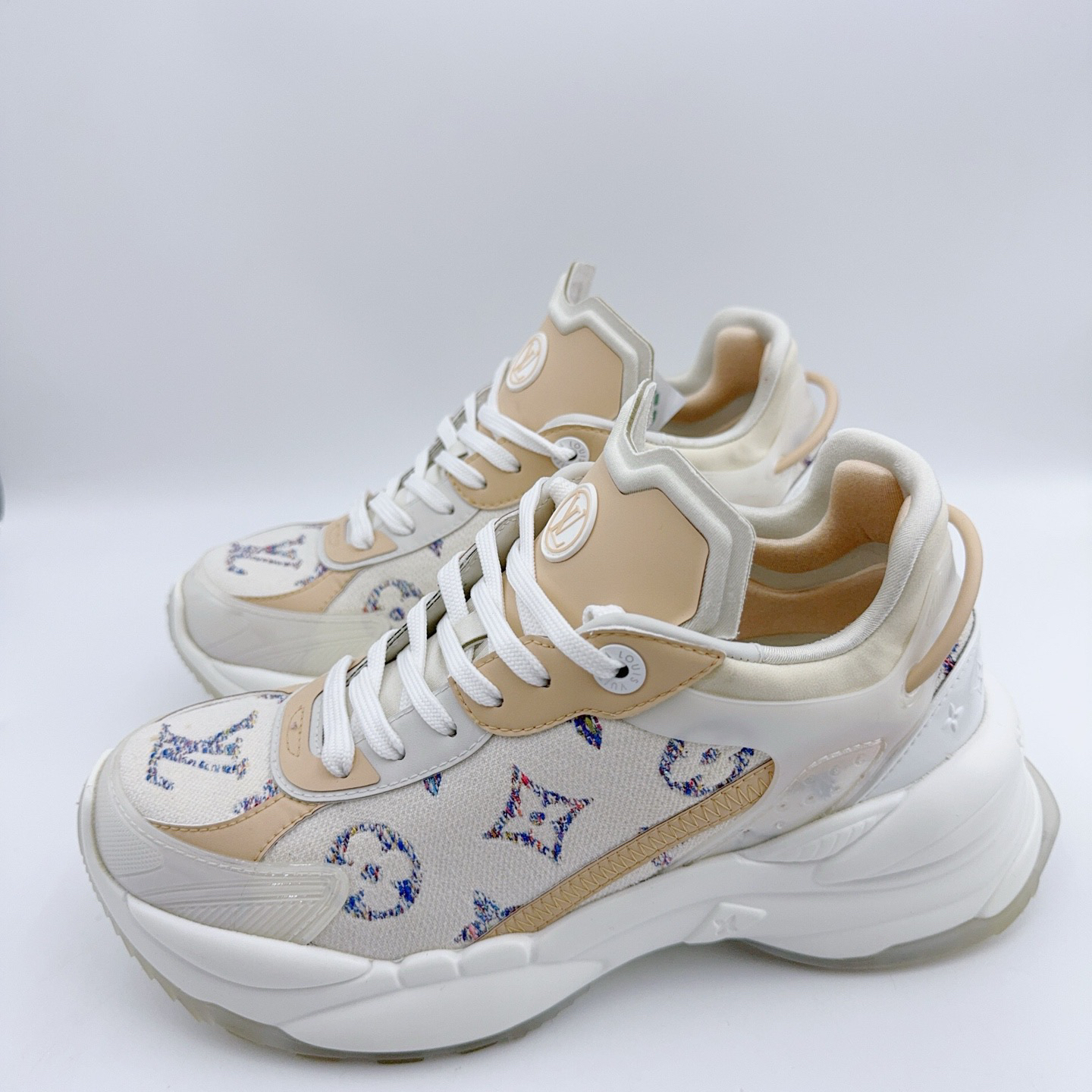 99新 LouisVuitton/路易威登 37.5码25年新款星空满印老爹鞋02074