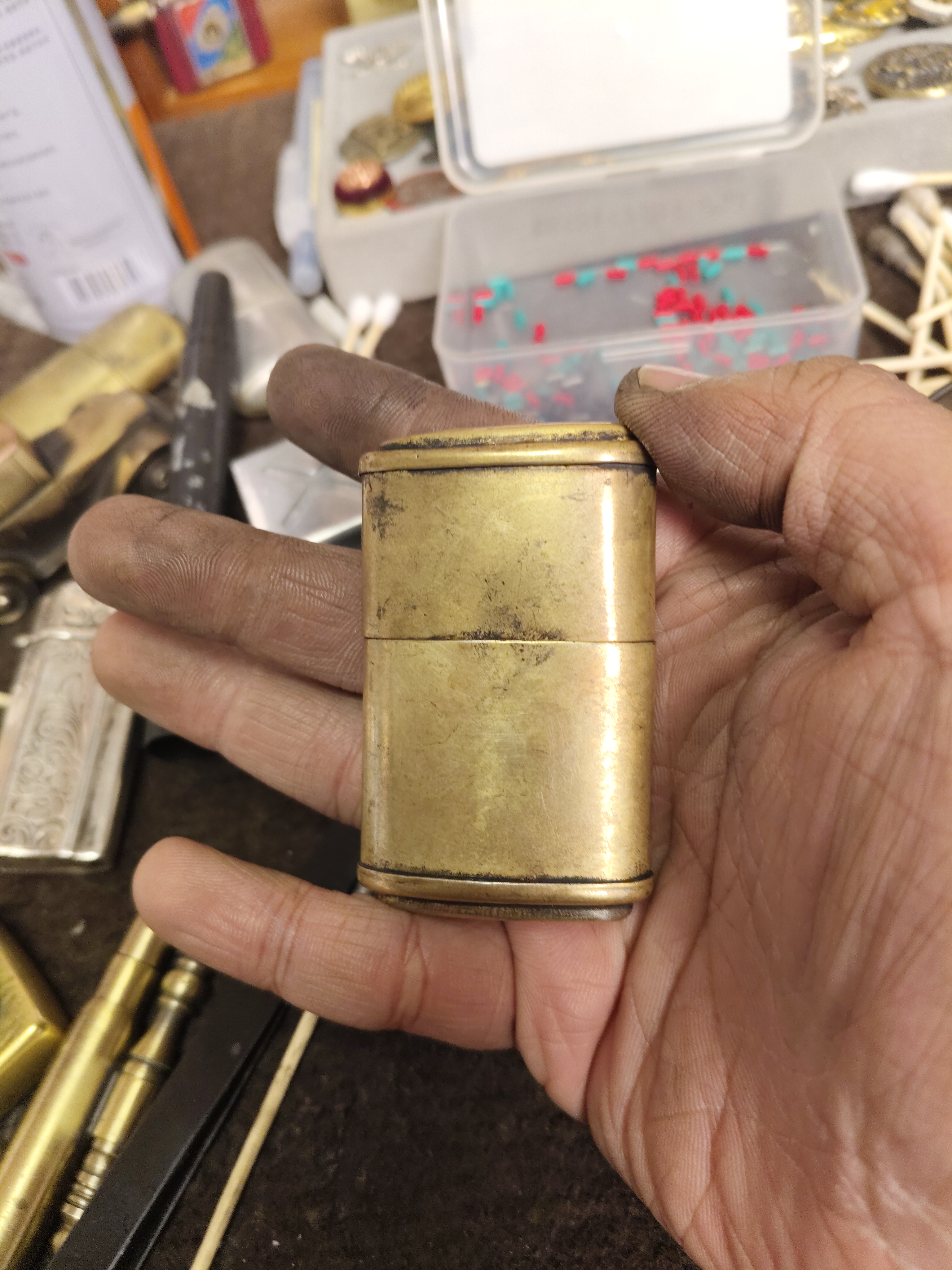 古董打火机-法国大拔盖