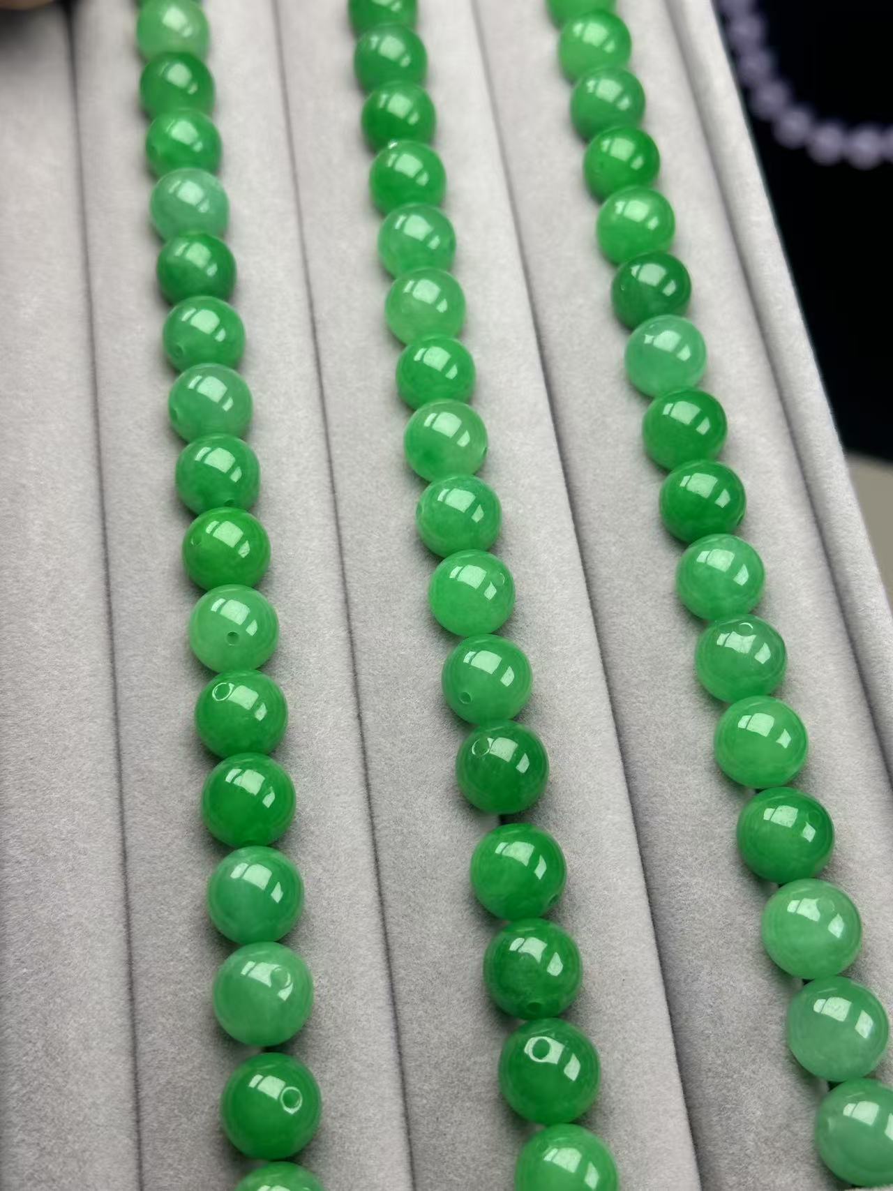 10mm 天然缅料a货 果绿 多样性发其一