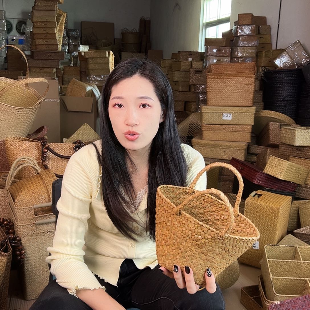 草编包/草编收纳盒微瑕疵