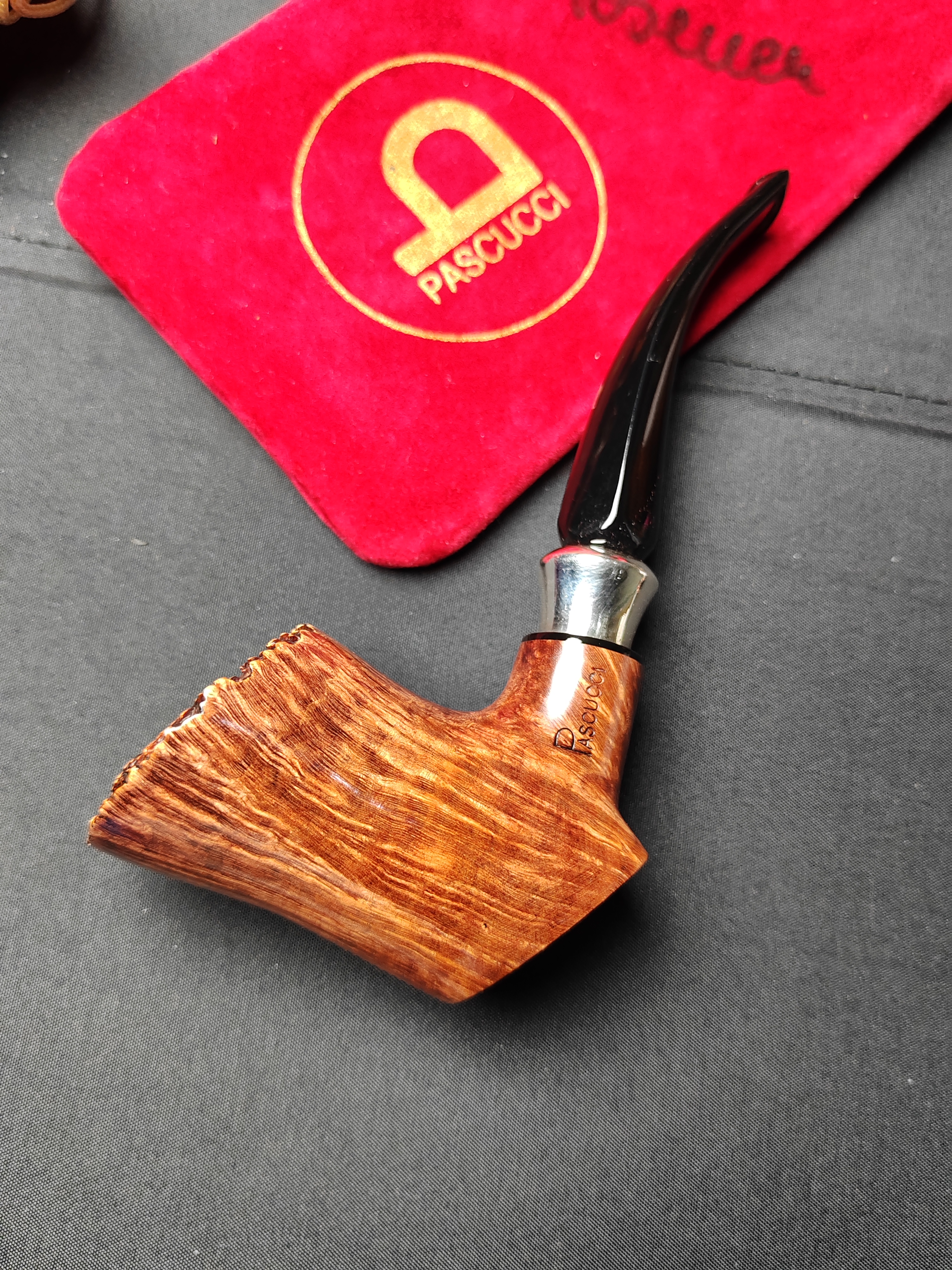 国内现货意大利进口石楠木烟斗帕斯库奇手工桌斗锤子斗男士烟具