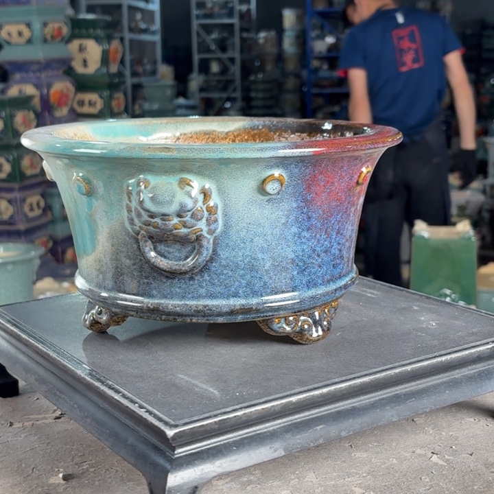 一风堂石湾花盆 内21*10