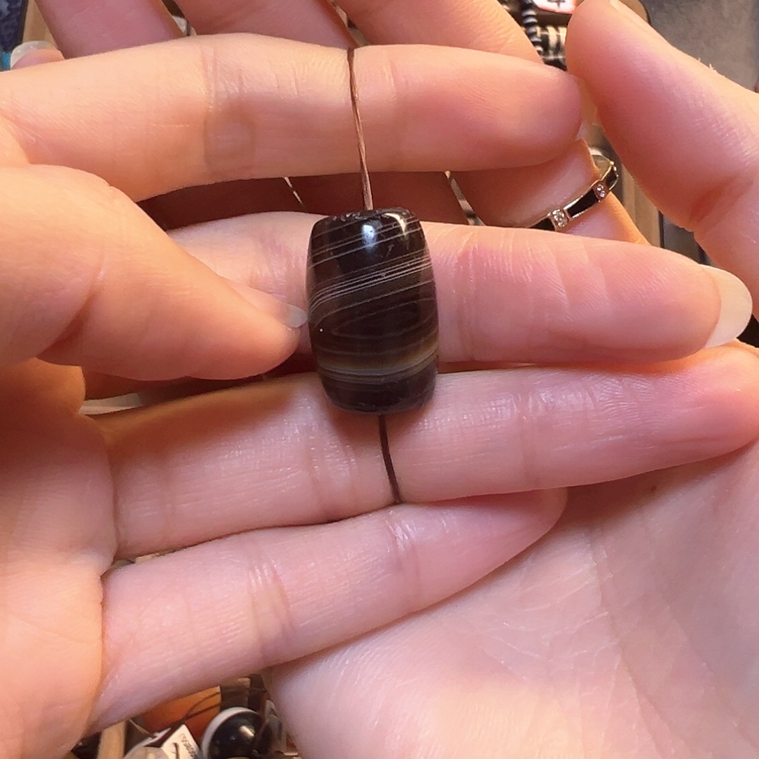 用***8石英石纯铜锁骨链