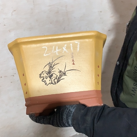 紫砂花盆手工制作