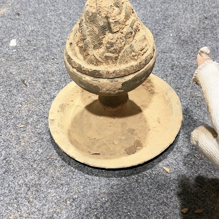 瓦当摆件摆件茶桌茶台陶瓷阎*王