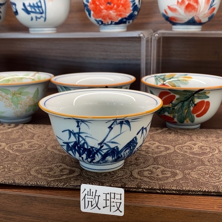 釉下老陶泥手工绘制