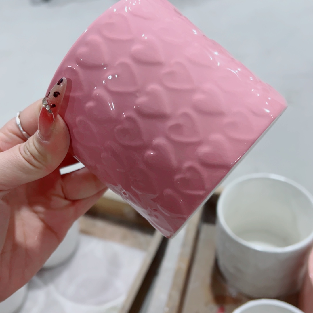 有孔，陶瓷花盆满10米包邮发货