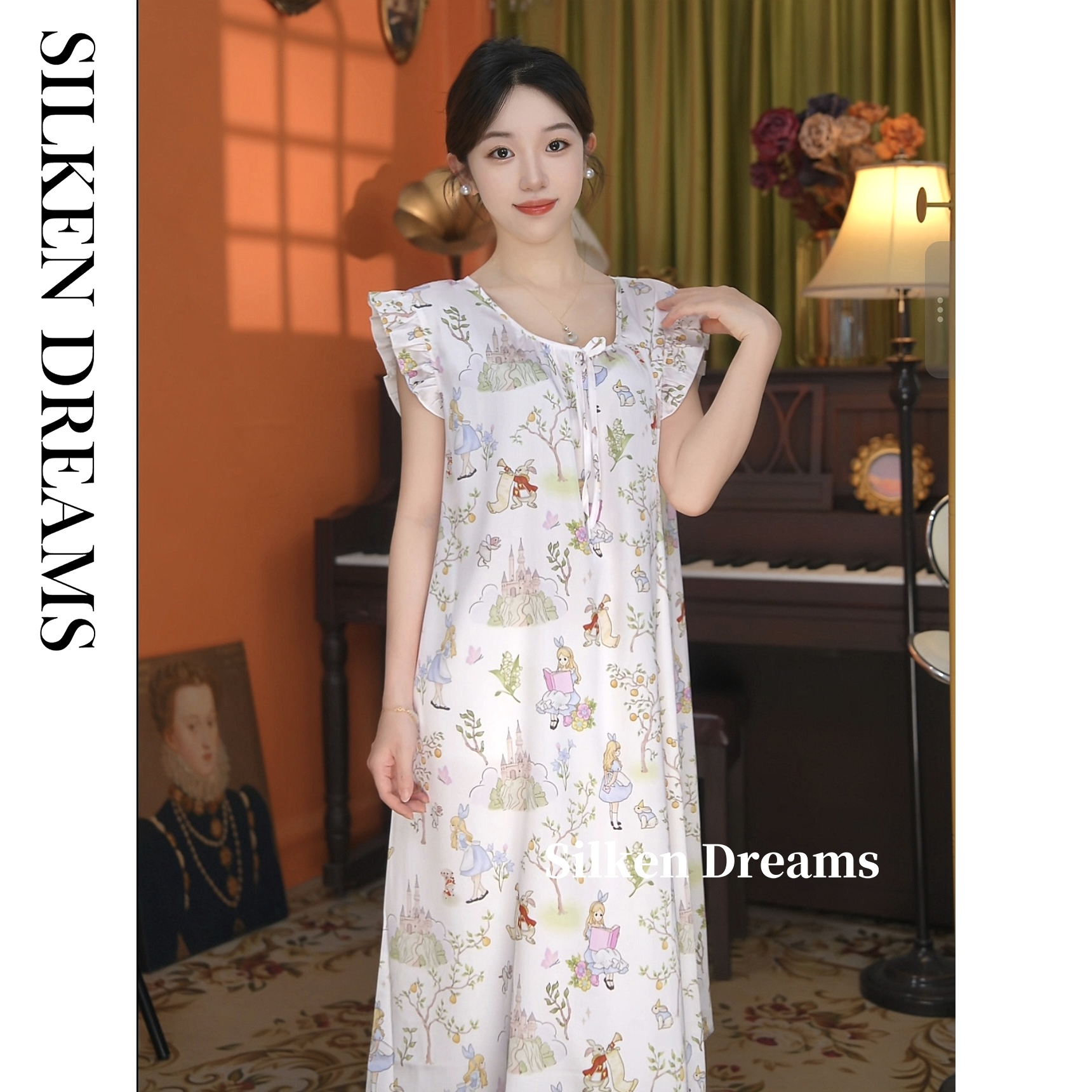 【爱丽丝｜梦游仙境】夏季可爱潮流可外穿薄款睡衣连衣裙3