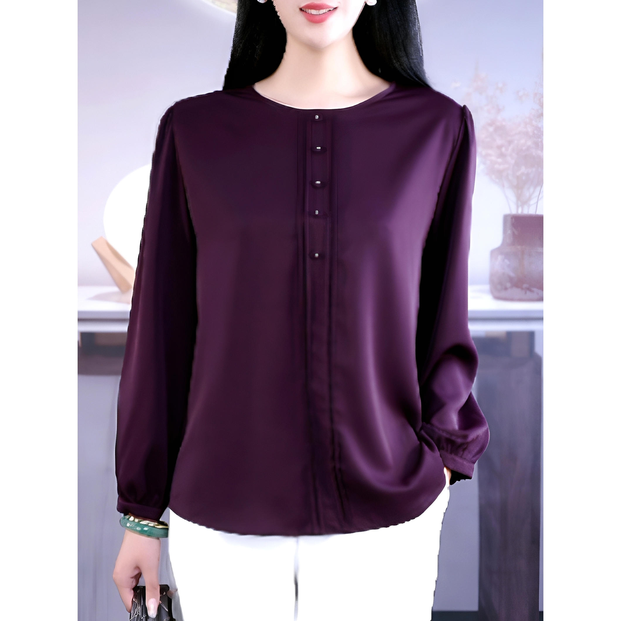 独特漂亮小衫洋气衣服胖mm加宽大码女装T恤秋季新款时尚百搭上衣