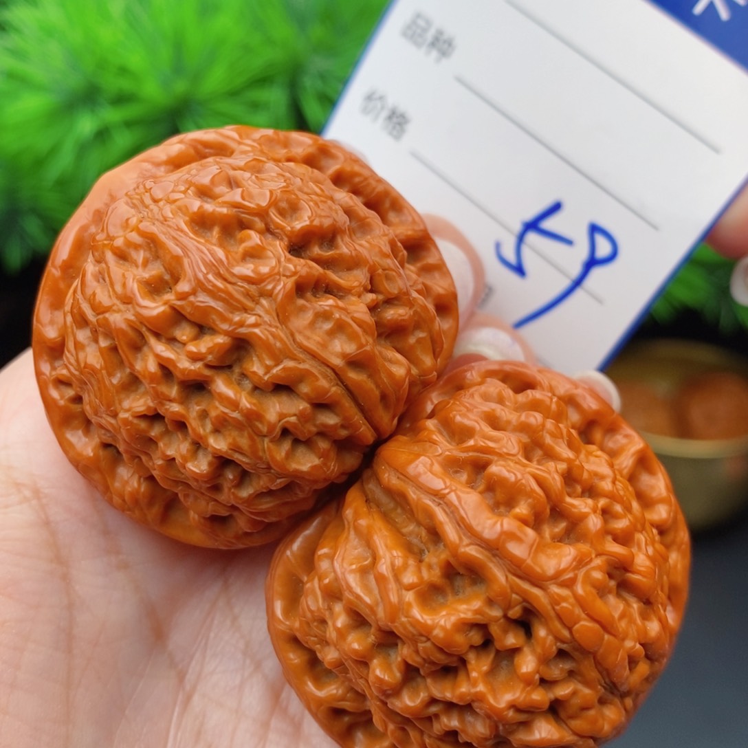 文玩核桃把件43水龙纹59