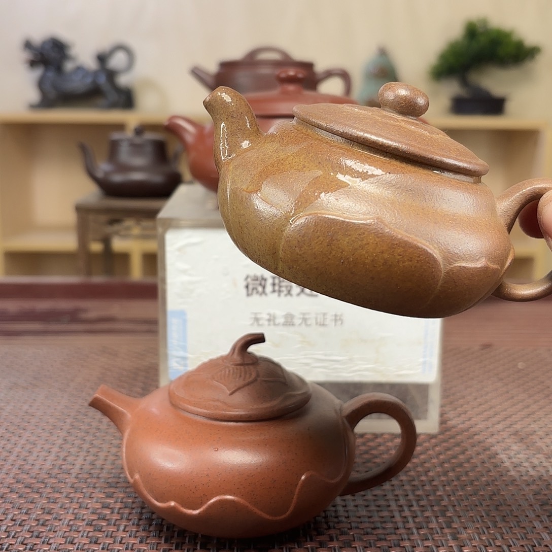 袁***空紫砂茶壶微瑕处理