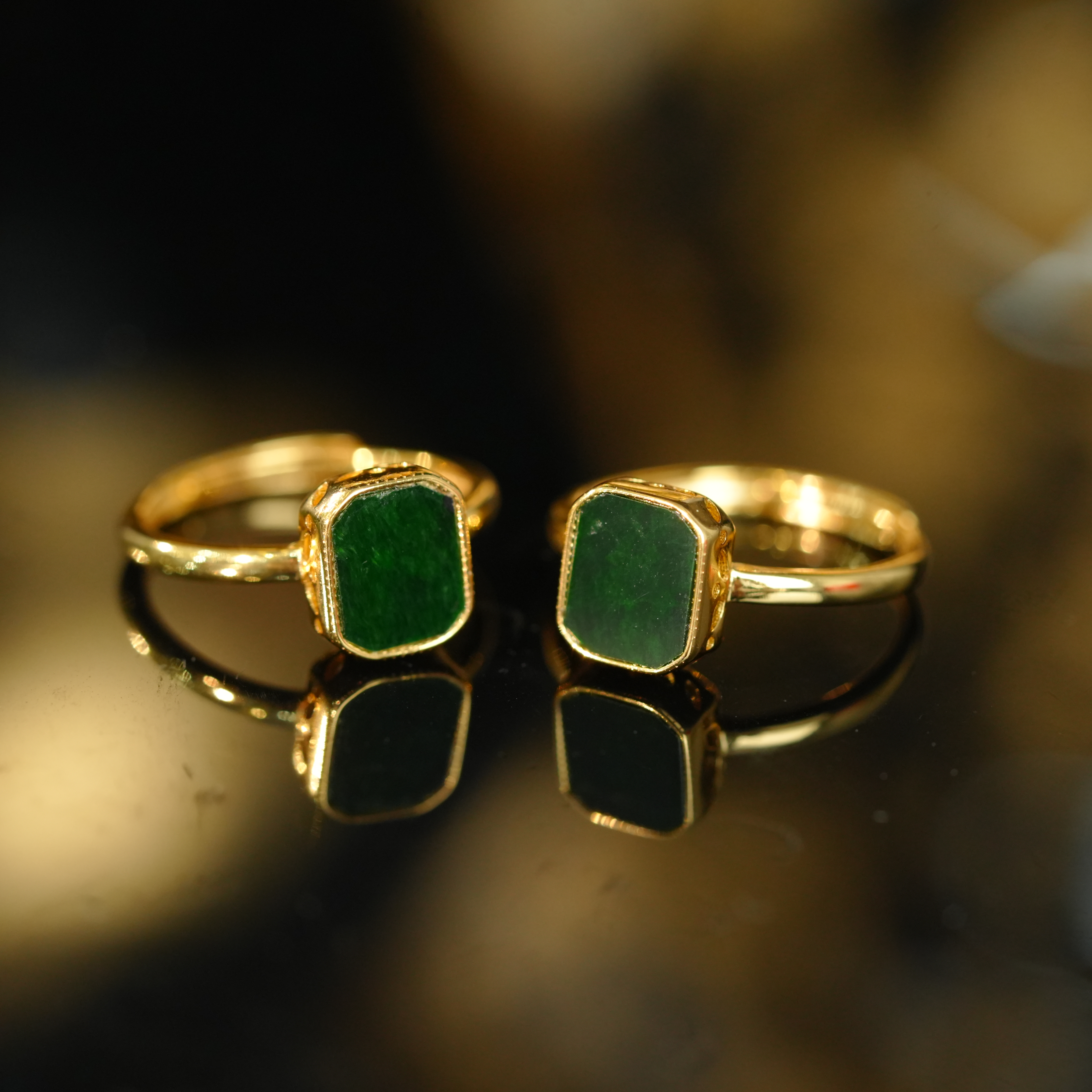 【初见珠宝】S925银翡翠戒指5-1C61X151【多样性发一件】