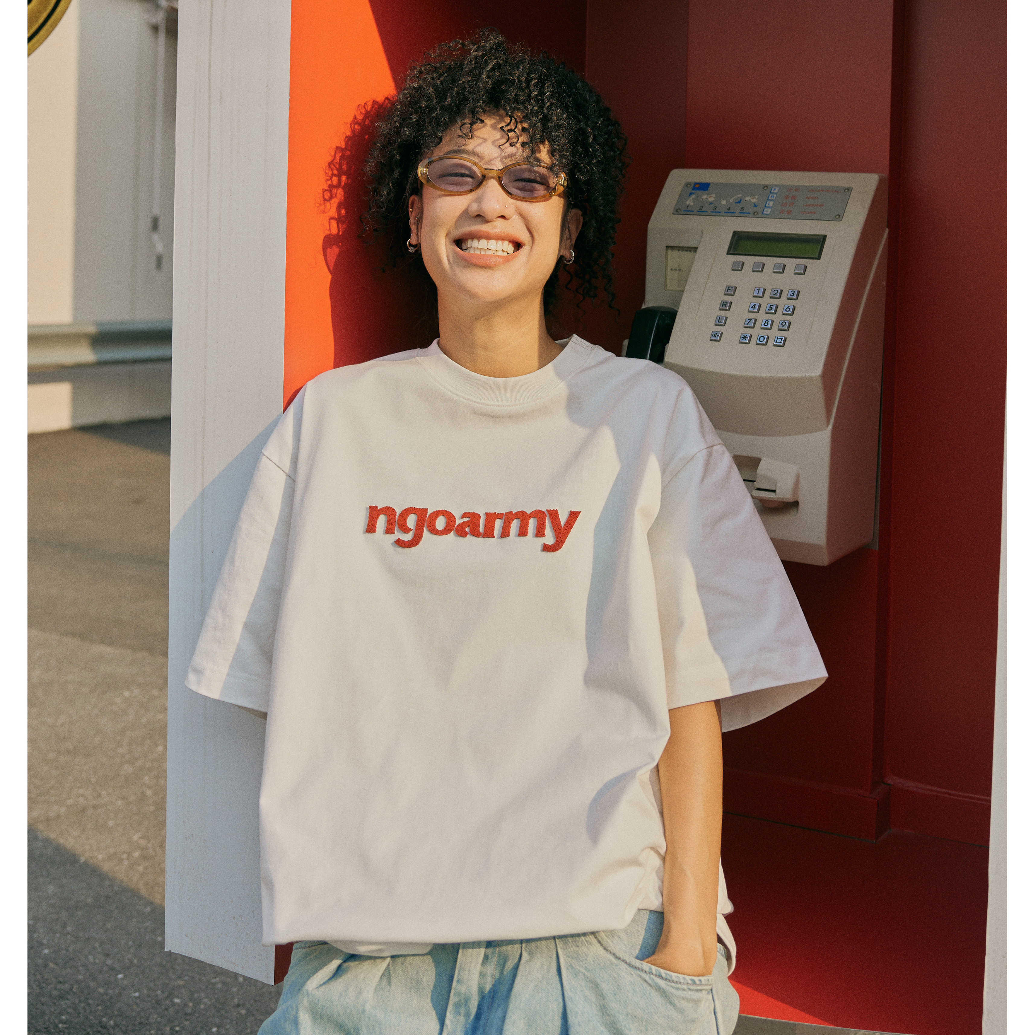 NGOARMY 22SS 牙刷绣短袖