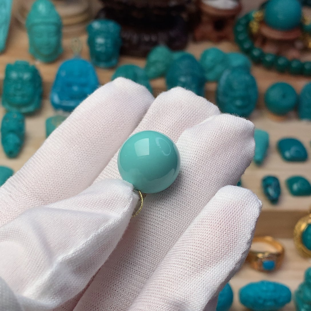 绿松石珠宝奇石未镶嵌二****利