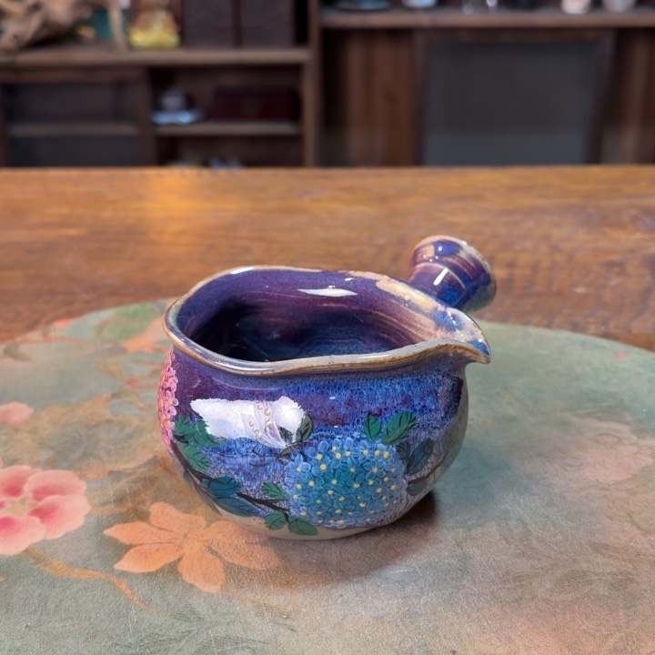 柴烧纯手工手绘陶瓷