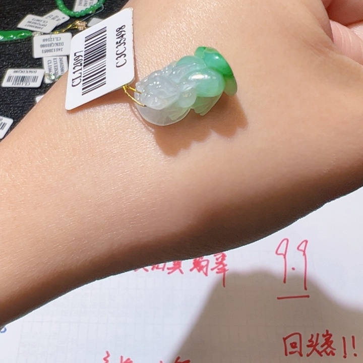 翡翠颈饰未镶嵌翡翠