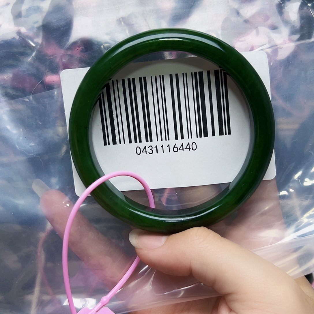 和田玉手镯未镶嵌62-63