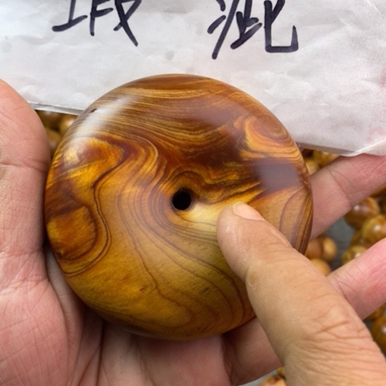 柏木（崖柏）崖柏瑕疵平安扣