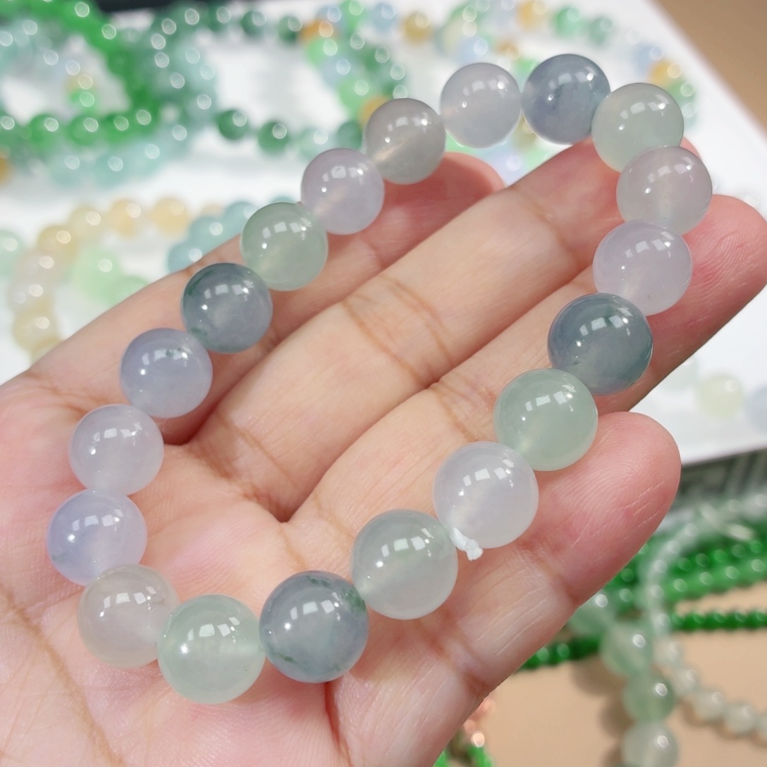 翡翠未镶嵌手链翡翠