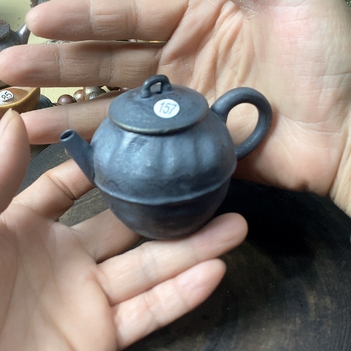 杯手工粗陶、柴烧茶器