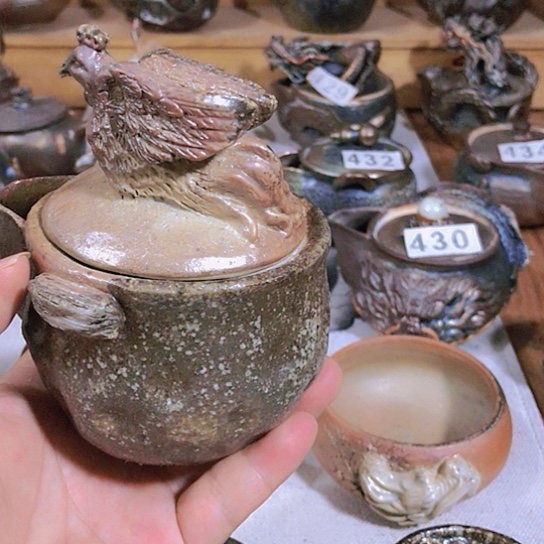 瓷片微瑕的凤凰宝瓶