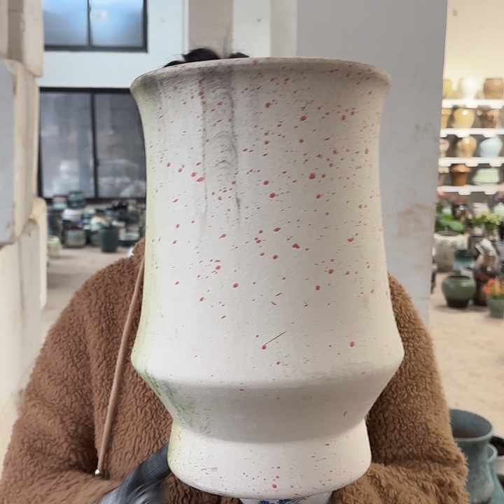 瑕疵高31口20花盆