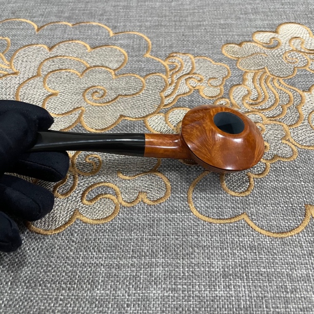 107意大利石楠木飞碟牛头烟斗