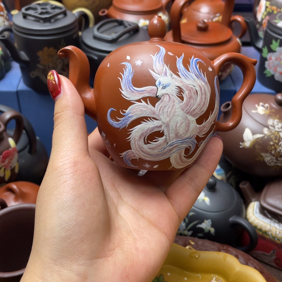 冰***凤紫砂茶杯紫砂主人杯180cc