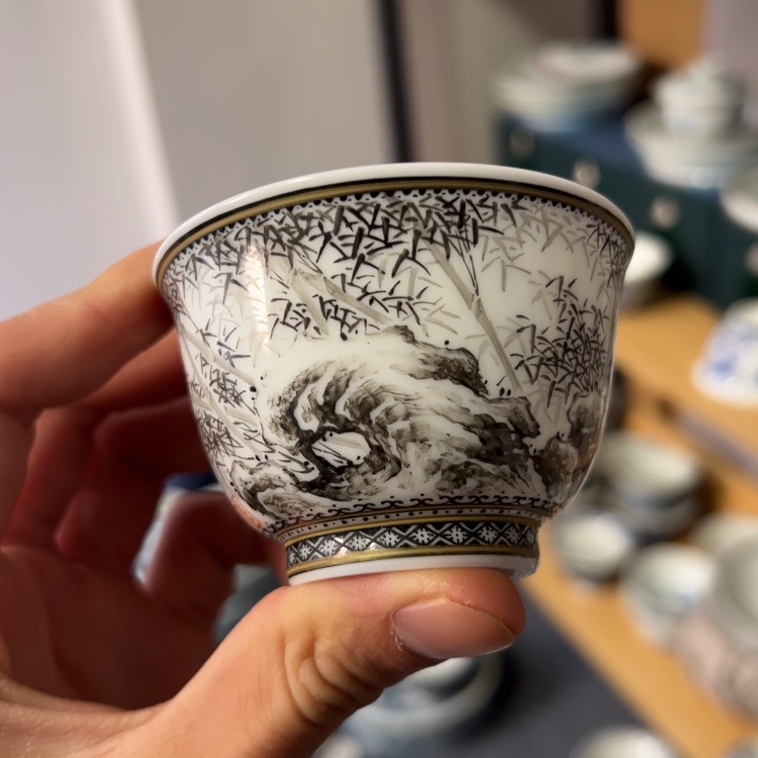 瓷片景德镇瓷器手工手绘