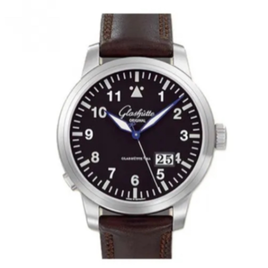 95新 Glashutte/格拉苏蒂 绅博/格拉苏蒂/100-03-07-04-04/单表