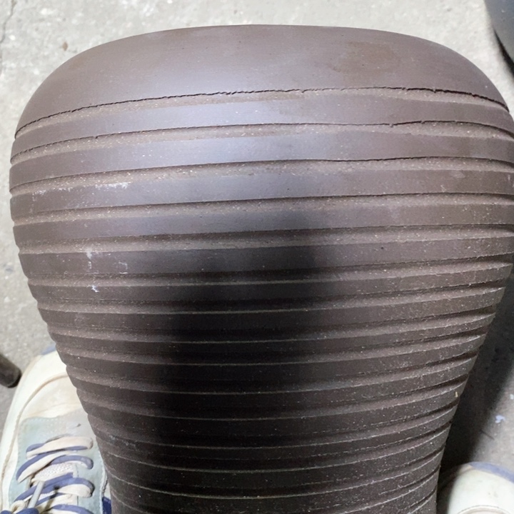 紫砂花盆高约29口约20