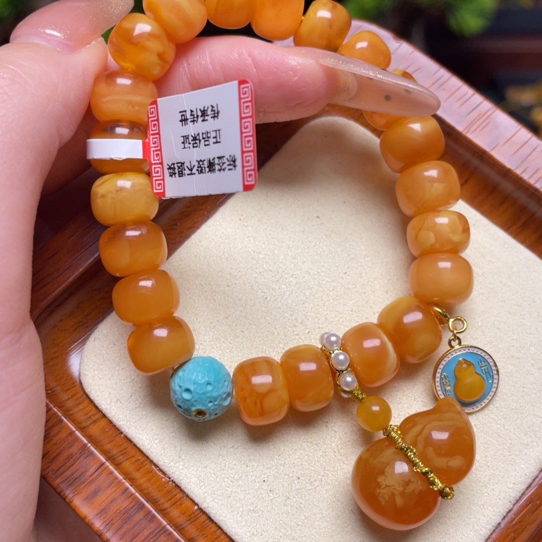 蜜蜡手链未镶嵌手串