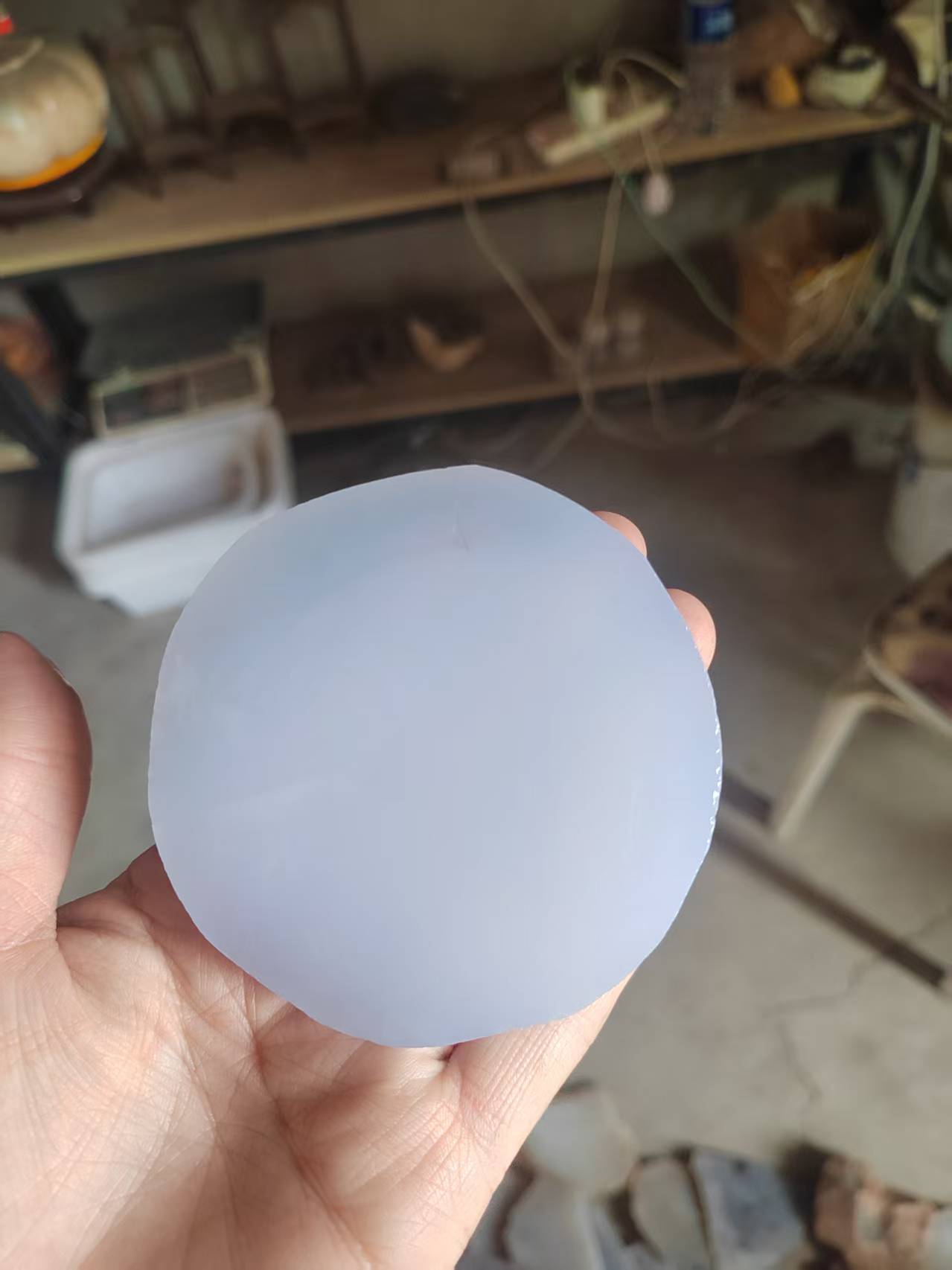 玛瑙蓝玉髓精品手镯板材定制