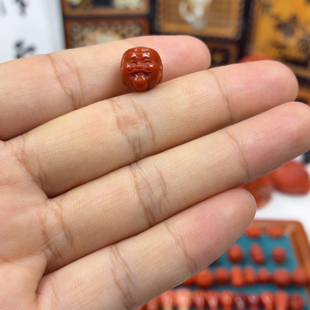 南红玛瑙未镶嵌配饰10mm