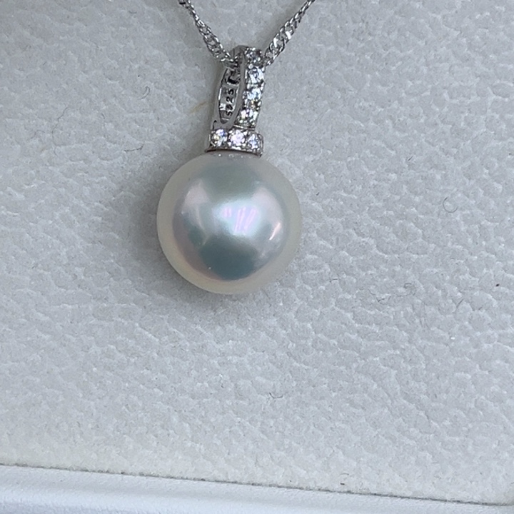 淡水珍珠颈饰银S925镶嵌?****?