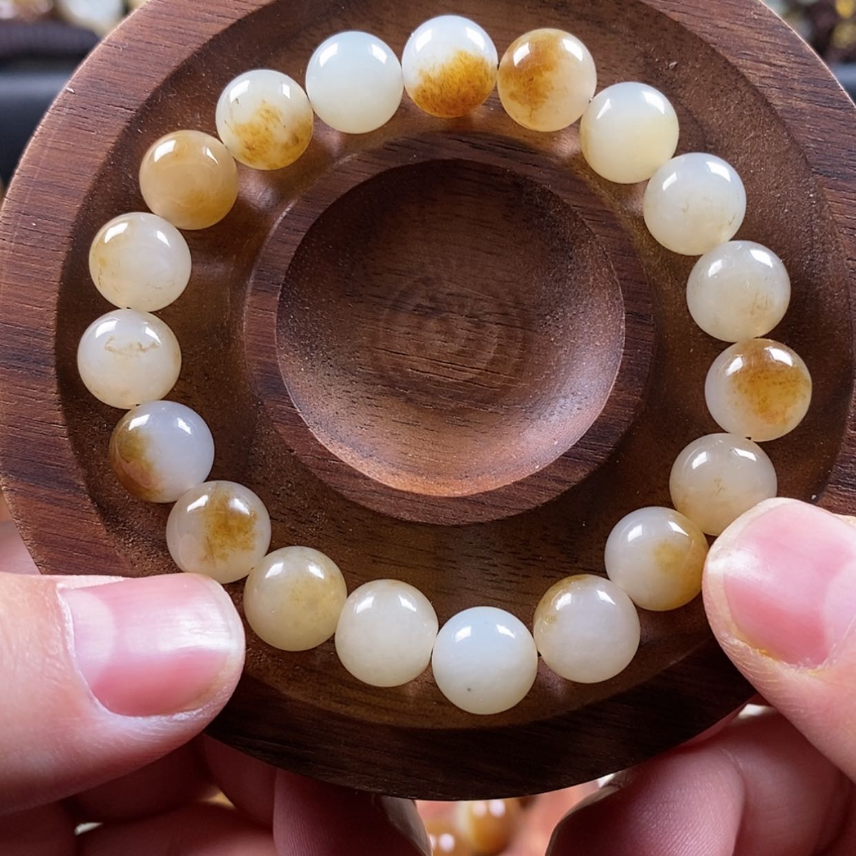 【闪购商品】和田玉（糖玉）手链未镶嵌