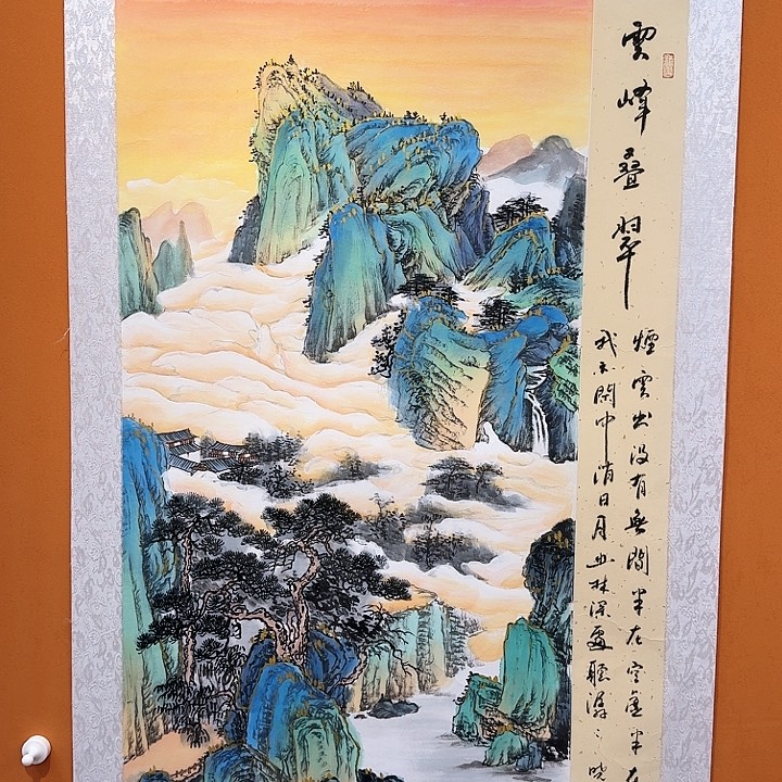 国画书法作品多次参加