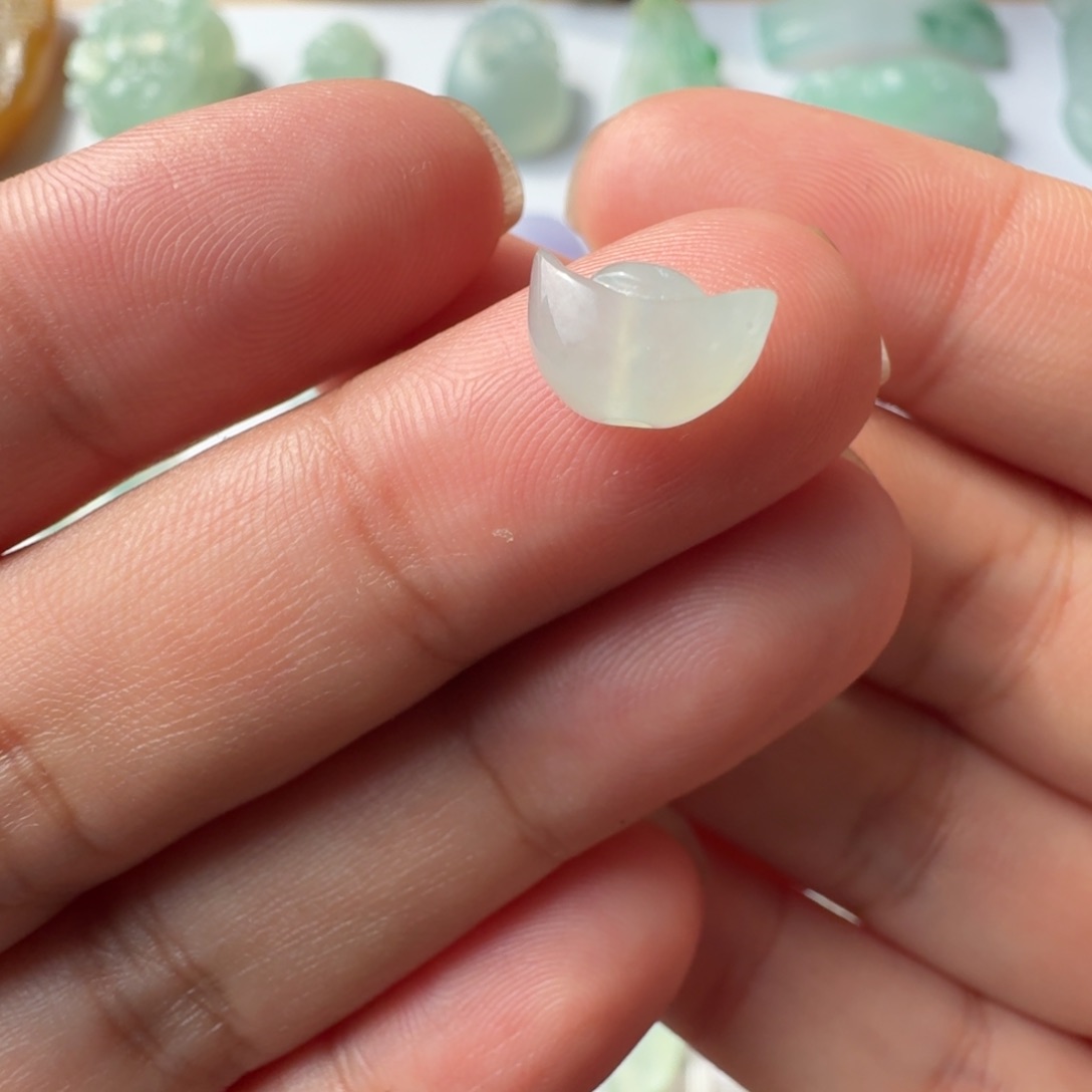 定制翡翠未镶嵌馨*瑶元宝