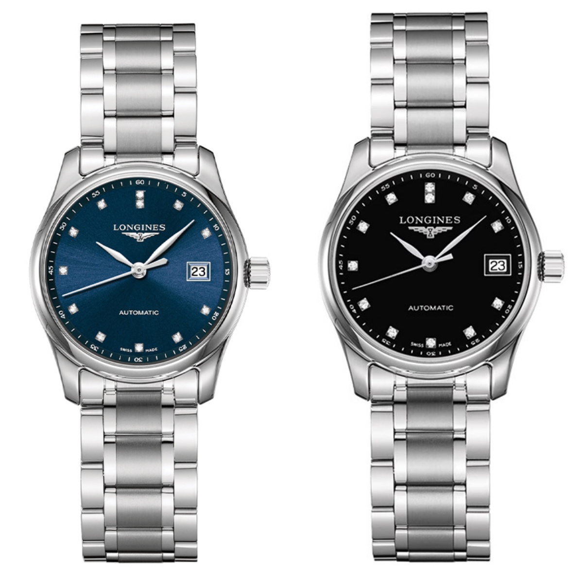 99新 Longines/浪琴 名匠257/机械/钻石刻度/表径29mm/女士腕表