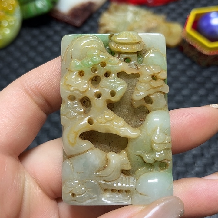 紫金钵盂菩提吊坠