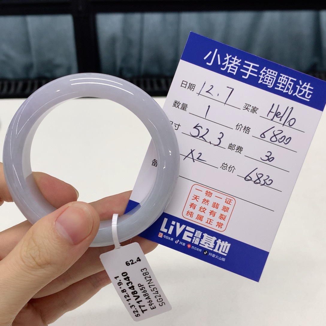 未镶嵌手镯翡翠H****?